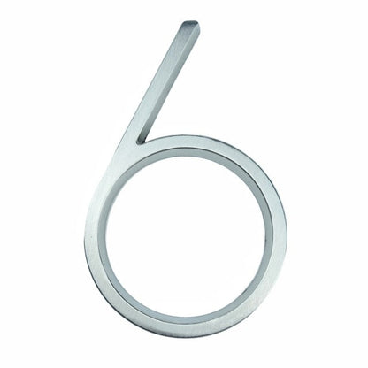 Brehn | Silver modern house numbers