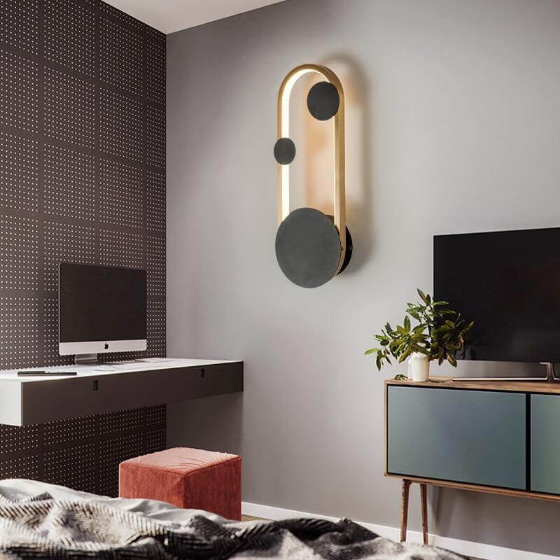 Modern Led Creative Nordic Earthly Wall Lamp | Kalsten