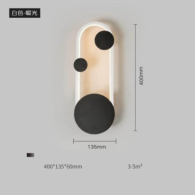 Modern Led Creative Nordic Earthly Wall Lamp | Kalsten