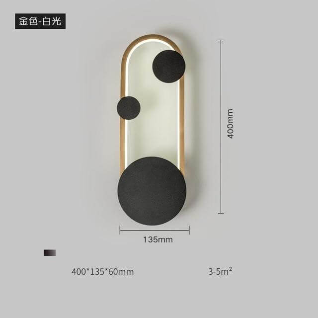 Modern Led Creative Nordic Earthly Wall Lamp | Kalsten