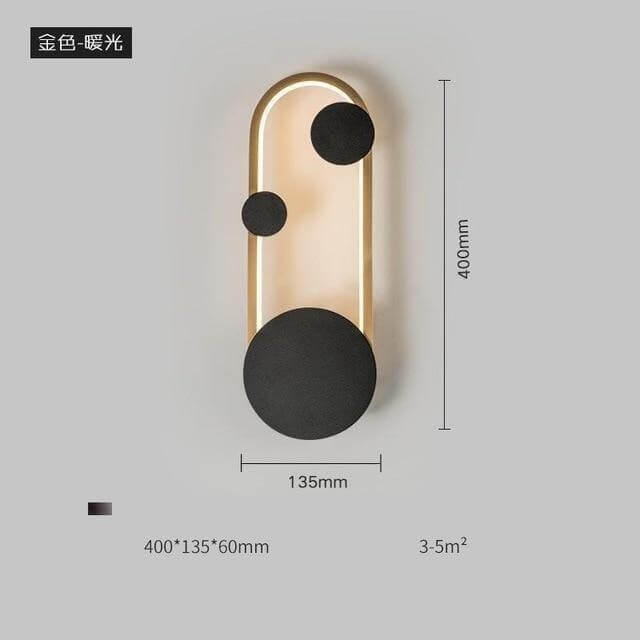 Modern Led Creative Nordic Earthly Wall Lamp | Kalsten