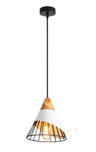 Modern Wooden Cone Pendant Lights | Kalsten