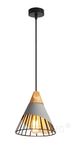 Modern Wooden Cone Pendant Lights | Kalsten