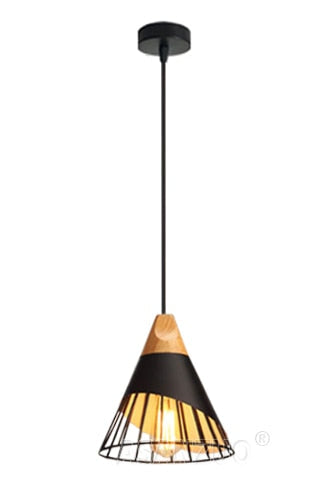 Modern Wooden Cone Pendant Lights | Kalsten