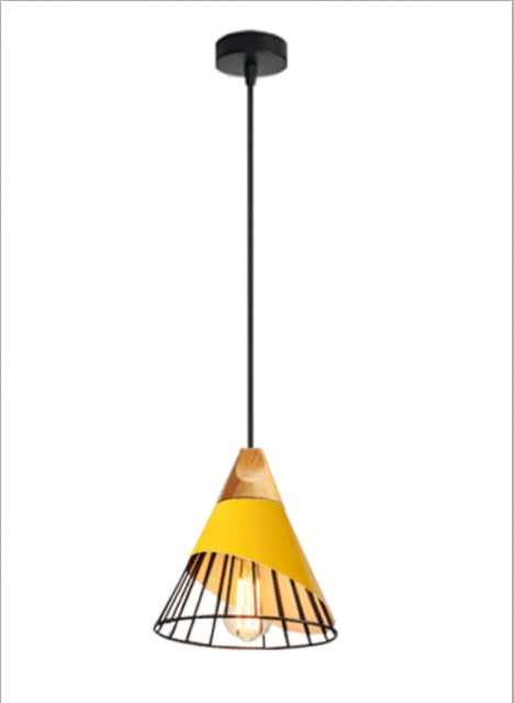 Modern Wooden Cone Pendant Lights | Kalsten