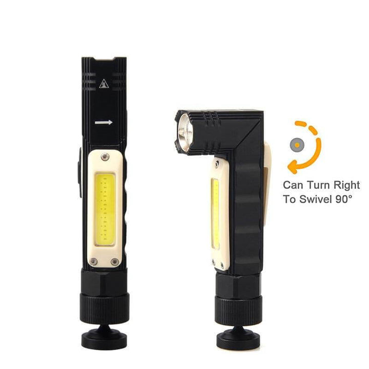 Rechargeable Magnetic Adjustable Camping Flashlight | Kalsten