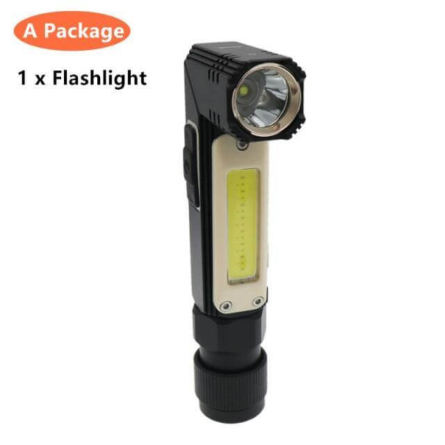 Rechargeable Magnetic Adjustable Camping Flashlight | Kalsten