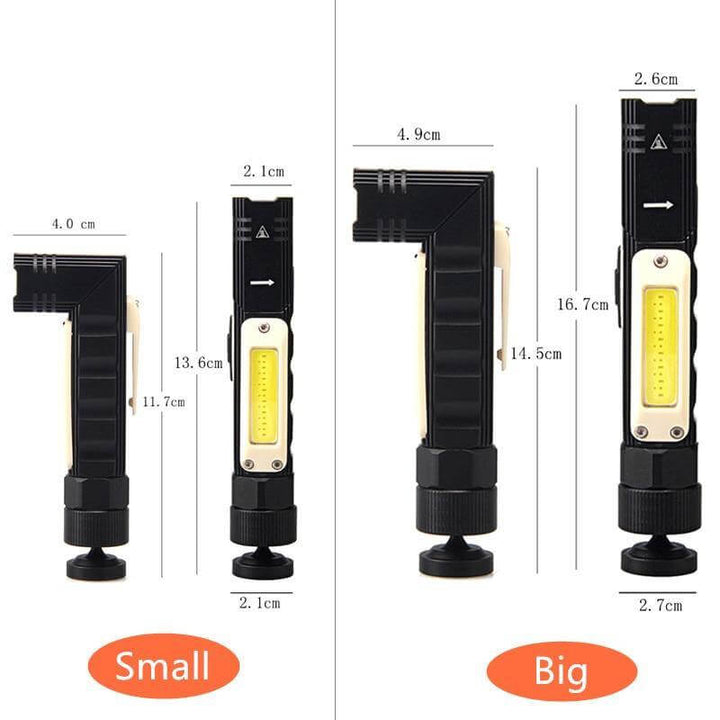 Rechargeable Magnetic Adjustable Camping Flashlight | Kalsten