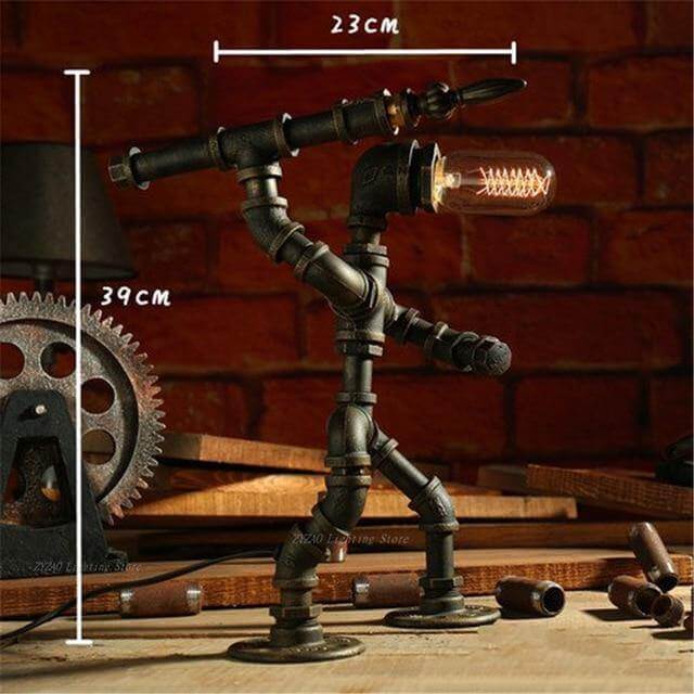 Creative Iron Vintage Robotic Lamps | Kalsten