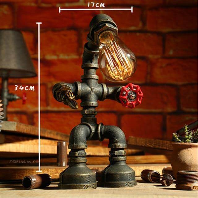 Creative Iron Vintage Robotic Lamps | Kalsten