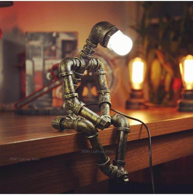 Creative Iron Vintage Robotic Lamps | Kalsten