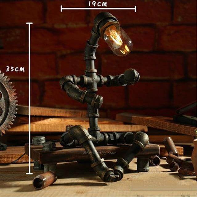 Creative Iron Vintage Robotic Lamps | Kalsten