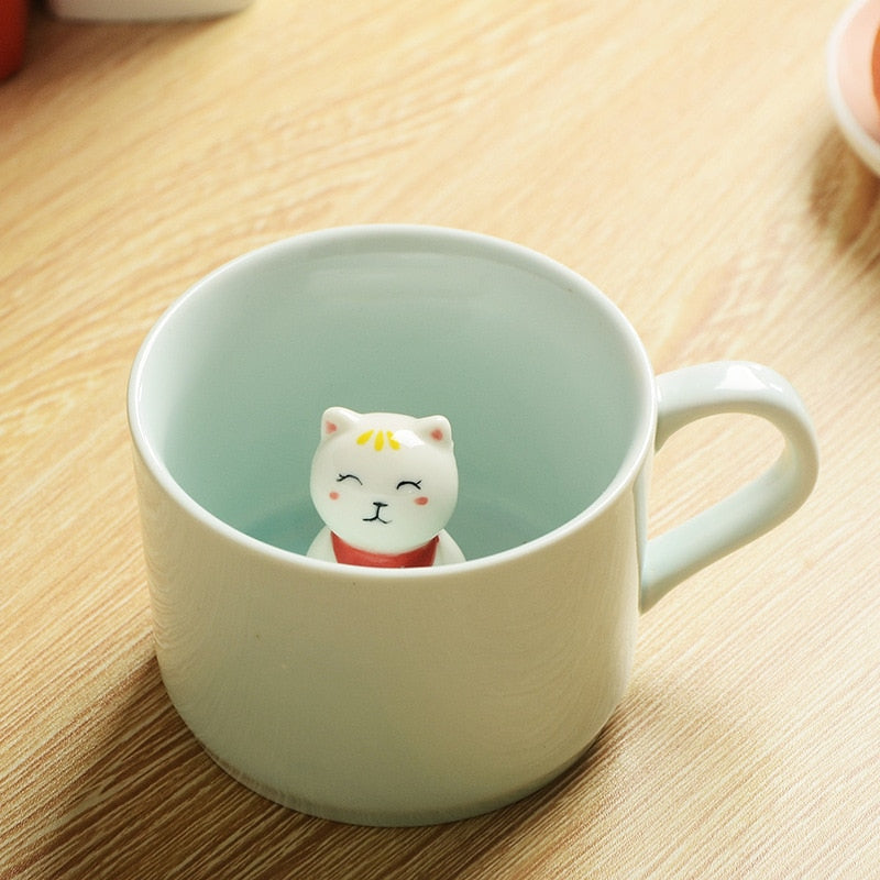 Cartoon Animal Ceramic Mug