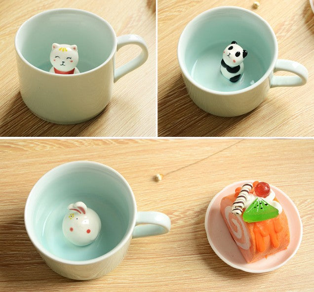 Cartoon Animal Ceramic Mug