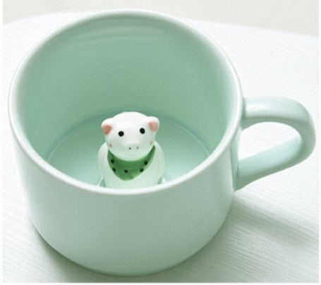 Cartoon Animal Ceramic Mug