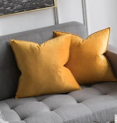 BowLift | VelvetLuxe – Elegant velvet cushion cover with refined details
