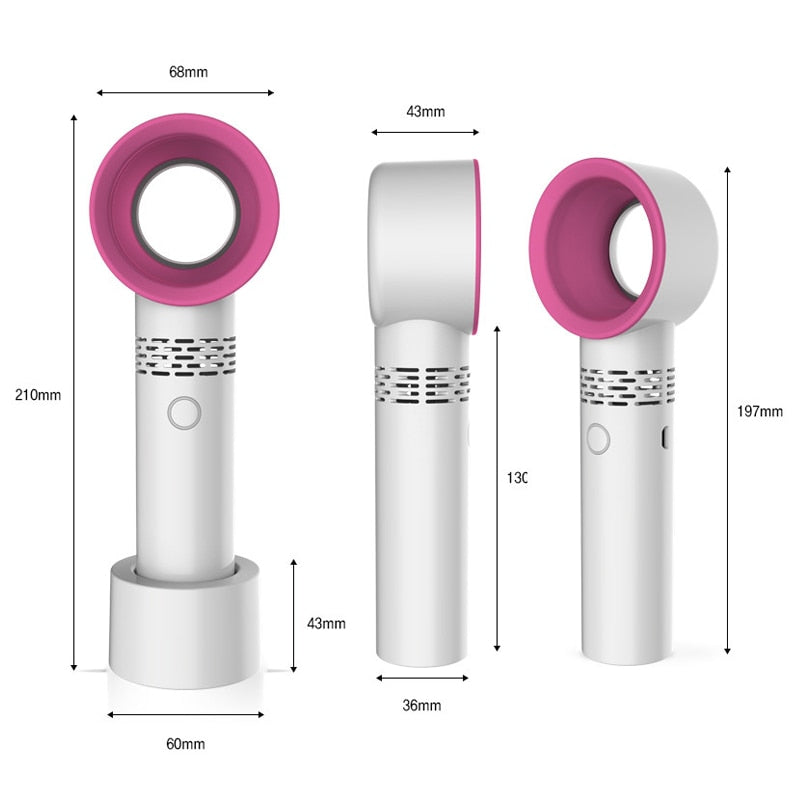 Portable mini fan - rechargeable - handheld fan | Kalsten
