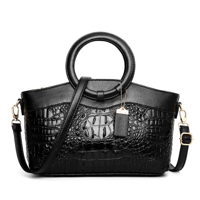 Kalsten | Vintage Crocodile-Embossed Bag with Handcrafted Details