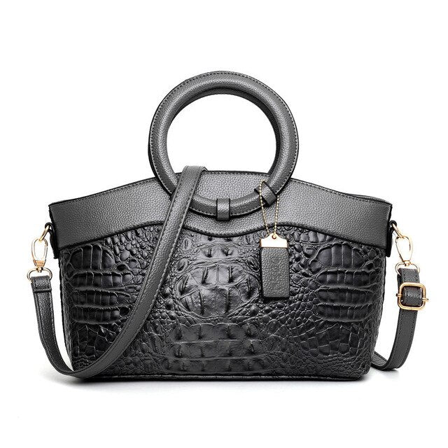 Kalsten | Vintage Crocodile-Embossed Bag with Handcrafted Details