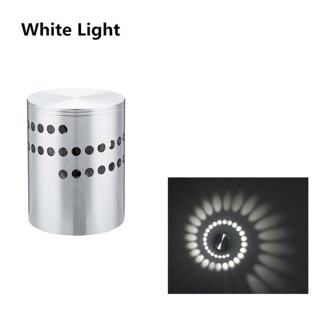 Spiral Hole RGB LED Fun Wall Light | Kalsten