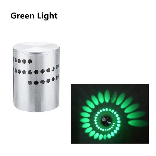 Spiral Hole RGB LED Fun Wall Light | Kalsten