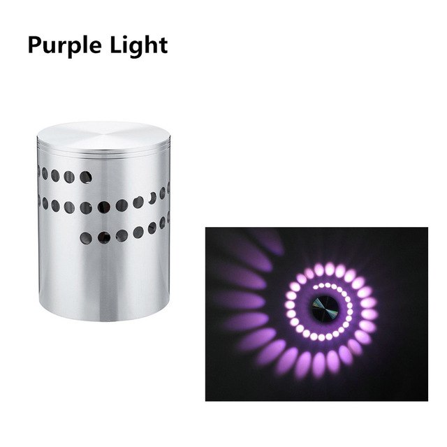 Spiral Hole RGB LED Fun Wall Light | Kalsten