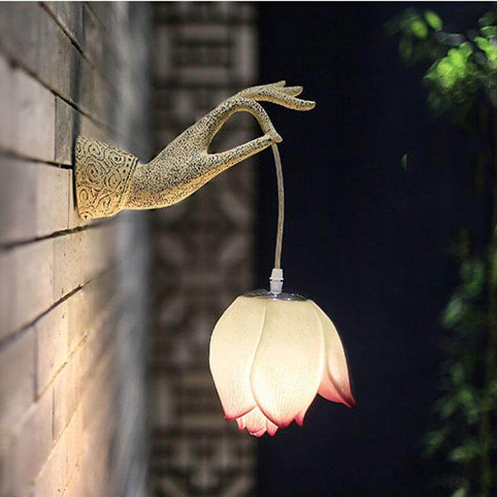 Modern Creative Chinese Lotus Wall Lamp | Kalsten