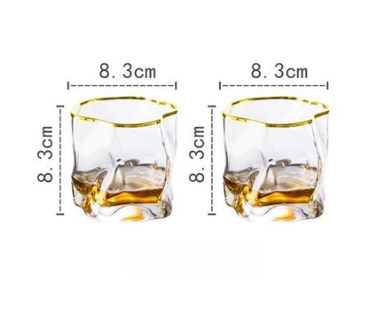 BowLift | Distorted Texture Whisky Glass Set