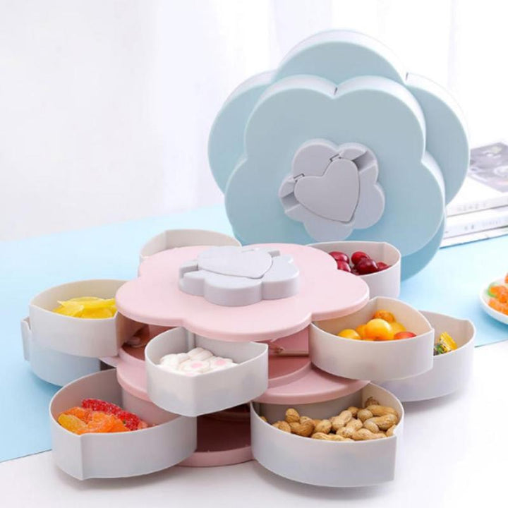 Kalsten | Petal-Shape Rotating Snack Box