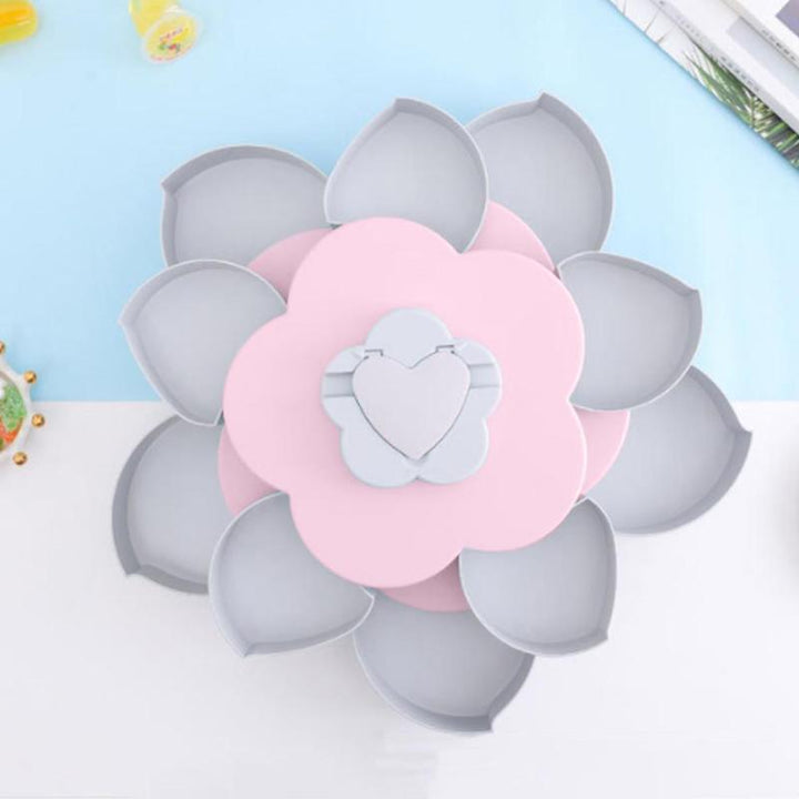 Kalsten | Petal-Shape Rotating Snack Box