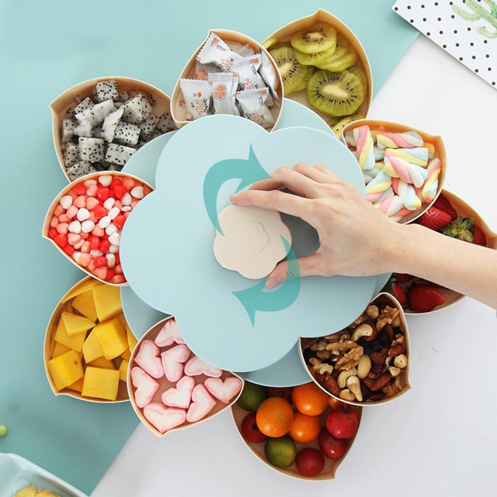 Kalsten | Petal-Shape Rotating Snack Box