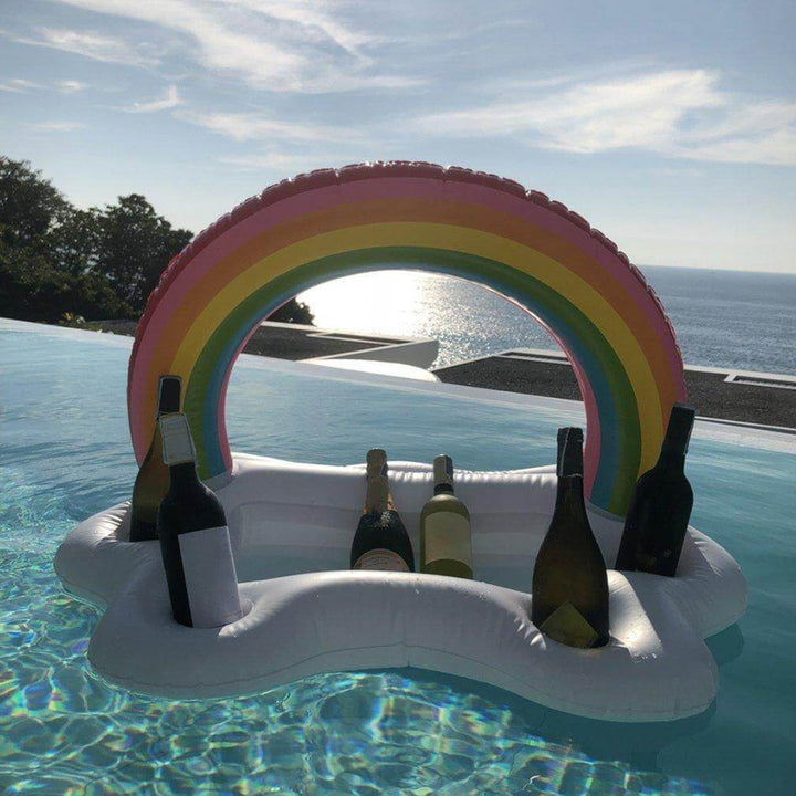 Rainbow Cloud Inflatable Cup Holder Party Bucket | Kalsten