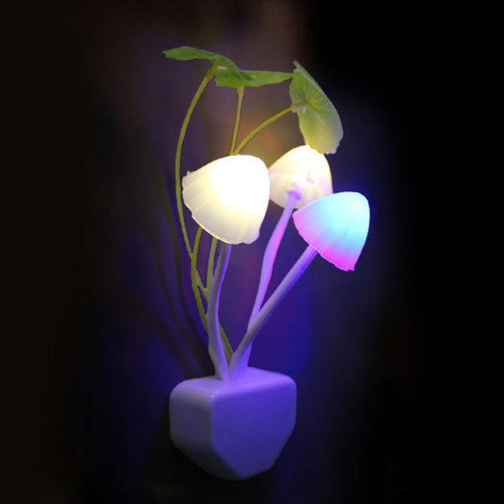 Fairy Colorful Mushroom Night Wall Lamp | Kalsten