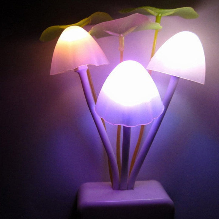 Fairy Colorful Mushroom Night Wall Lamp | Kalsten