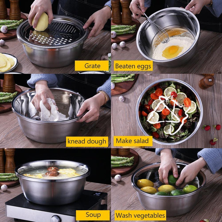 Multifunctional Stainless Steel Basin | Kalsten