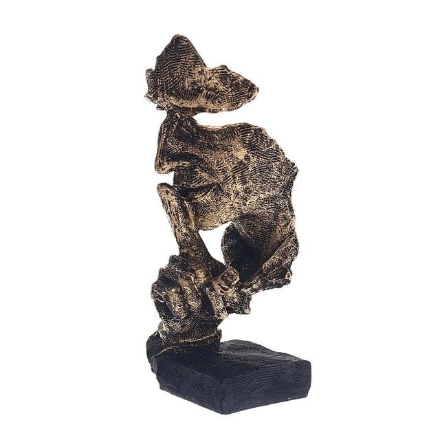 Abstract Gold Sculpture "NordicLine" – Modern Scandinavian Decoration | Kalsten