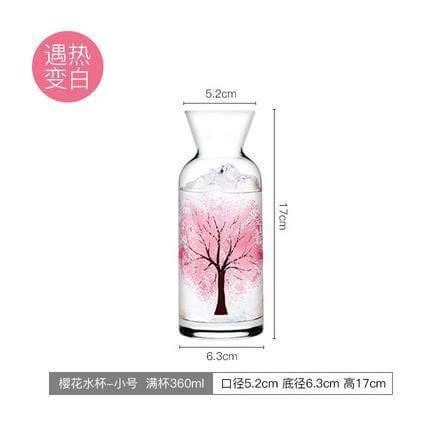 Clementine Glass Cooling Water Bottle | Kalsten