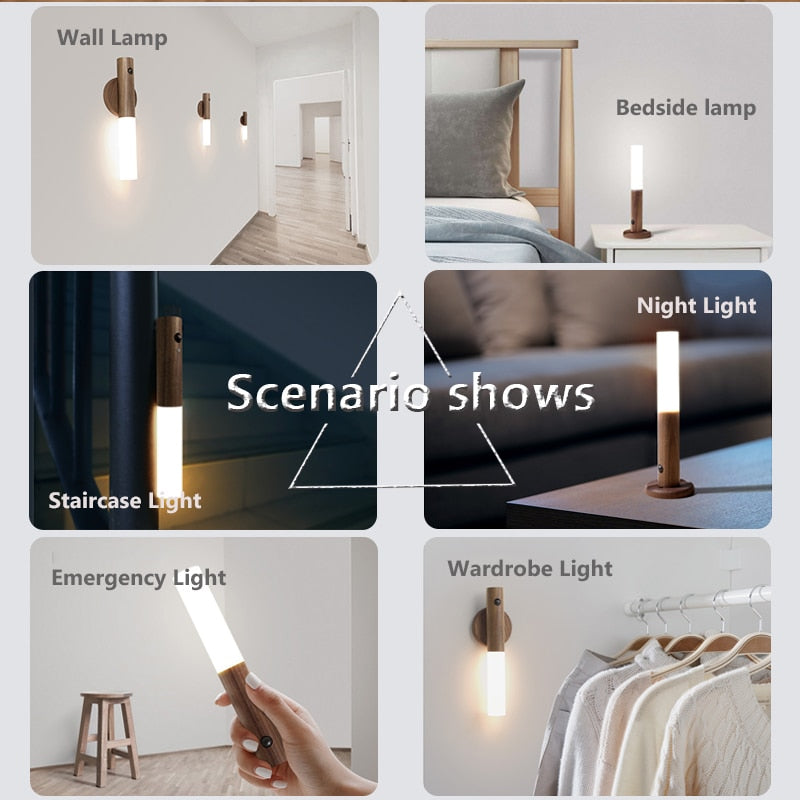 Wireless LED Smart Sensor Night Wall Lamp | Kalsten