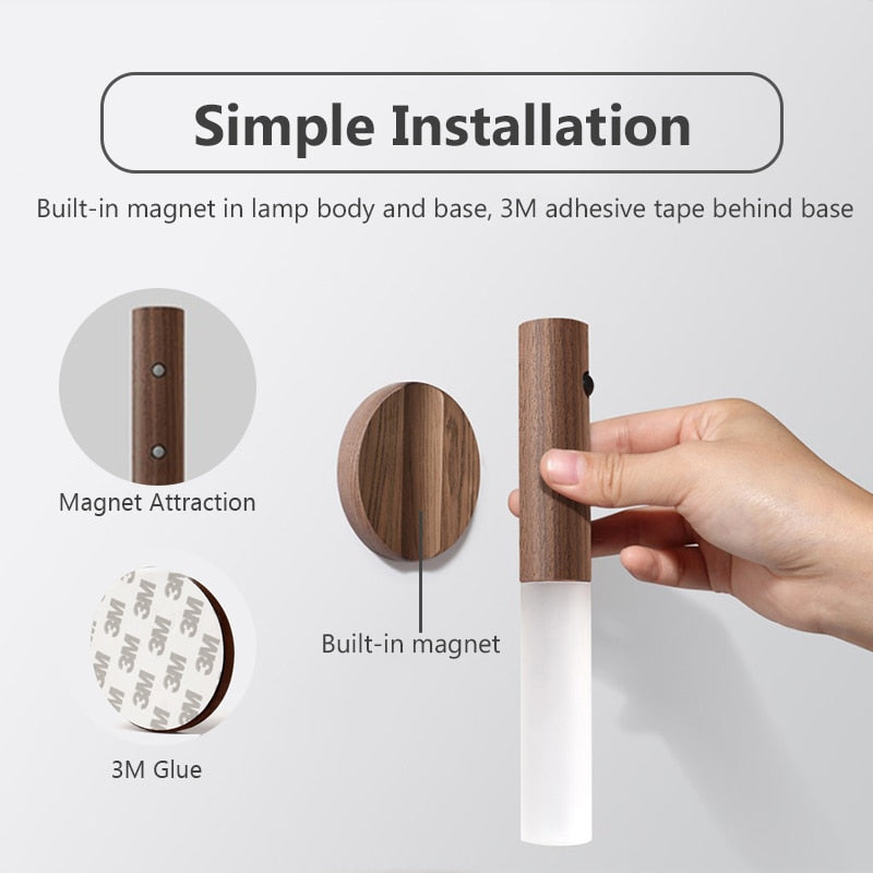 Wireless LED Smart Sensor Night Wall Lamp | Kalsten