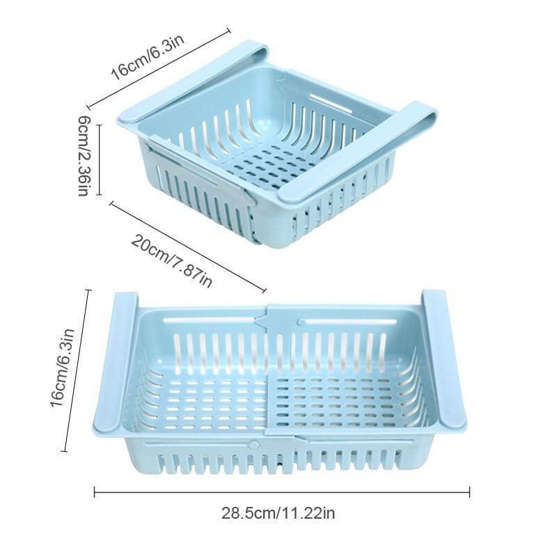 Kalsten | Adjustable Fridge Storage Drawer