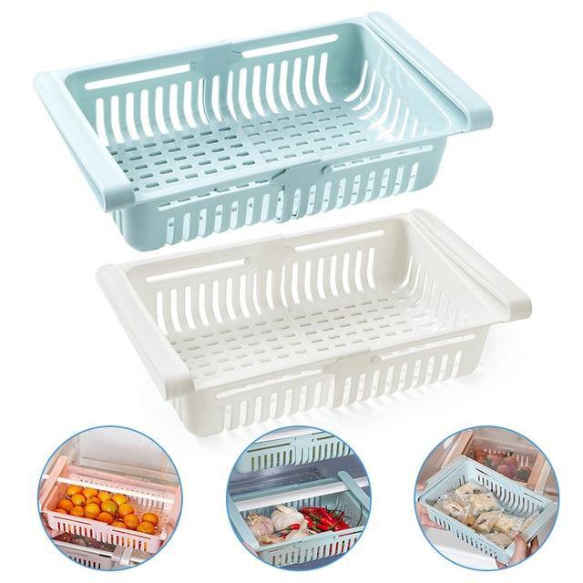 Kalsten | Adjustable Fridge Storage Drawer
