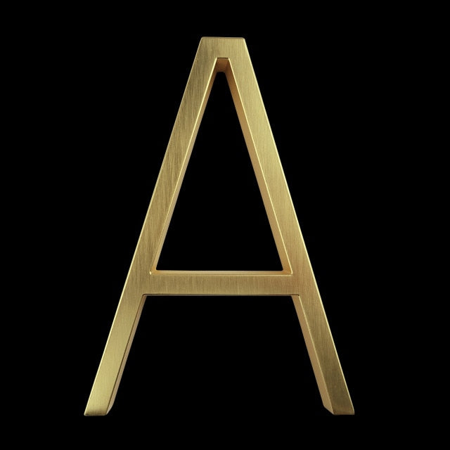 Kalsten | Gold Modern House Numbers