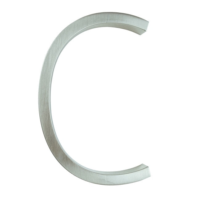Brehn | Silver modern house numbers