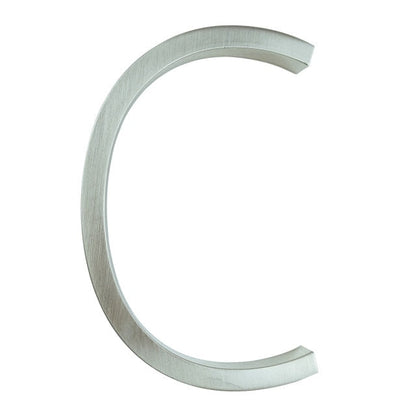 Brehn | Silver modern house numbers