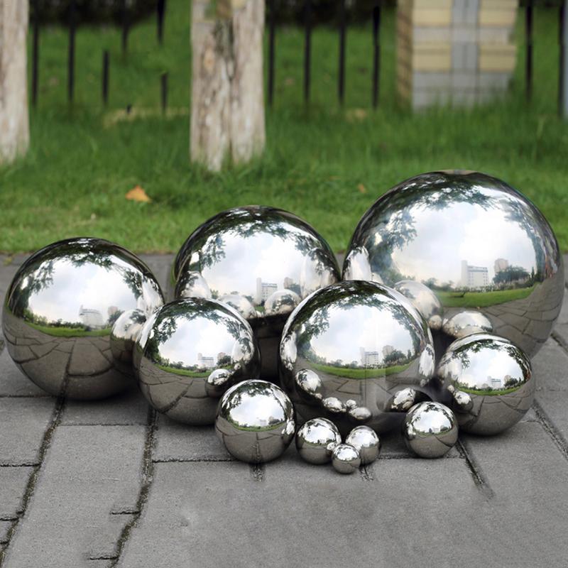 Stainless Steel Mirror Ball Garden Decor | Karnz