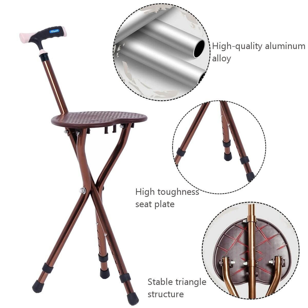 Lightweight Foldable Portable Walking Stool | Kalsten