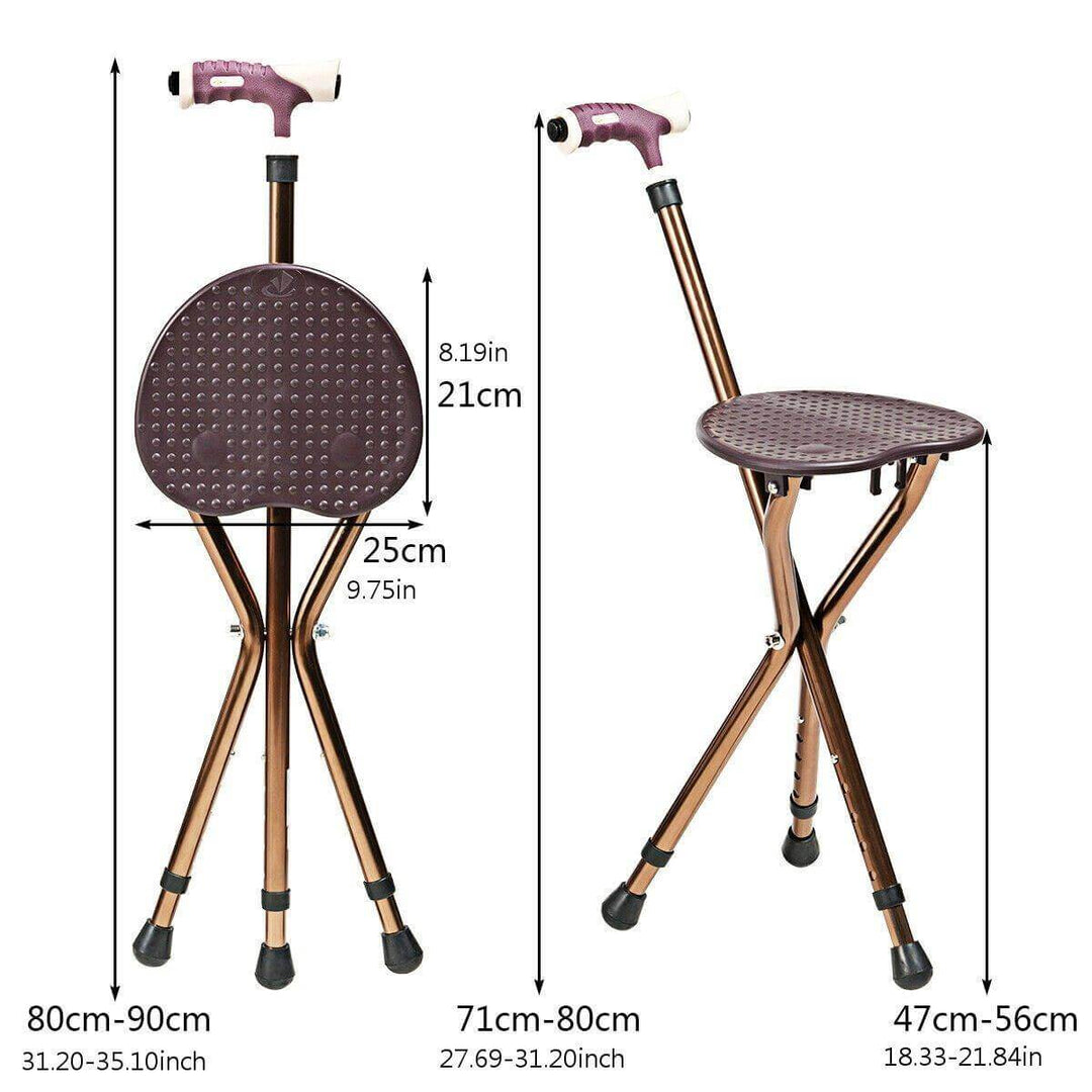 Lightweight Foldable Portable Walking Stool | Kalsten