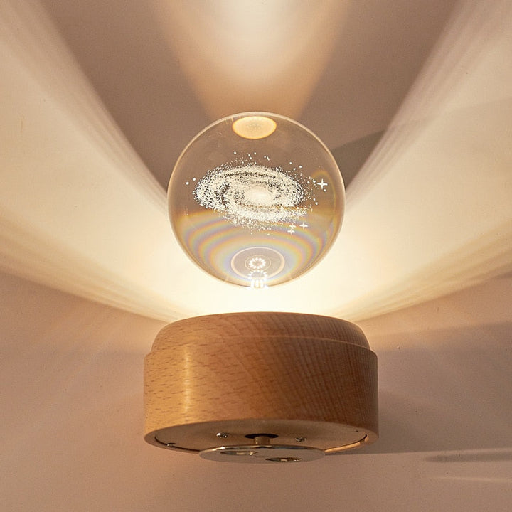 3D Rotating Crystal Universe Music LED Lamp | Kalsten