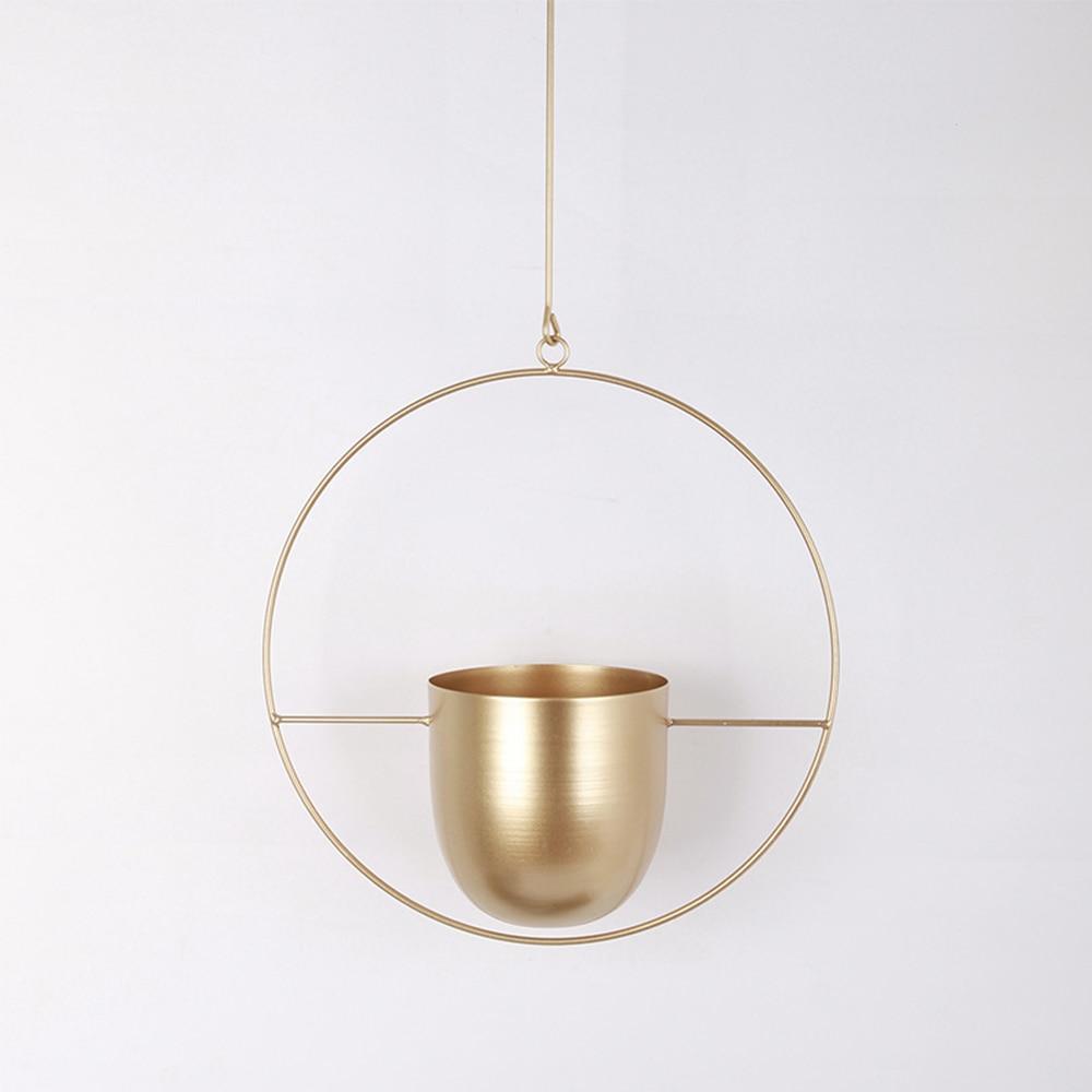 FloraFrame Elegant Metal Wall & Ceiling Plant Holder