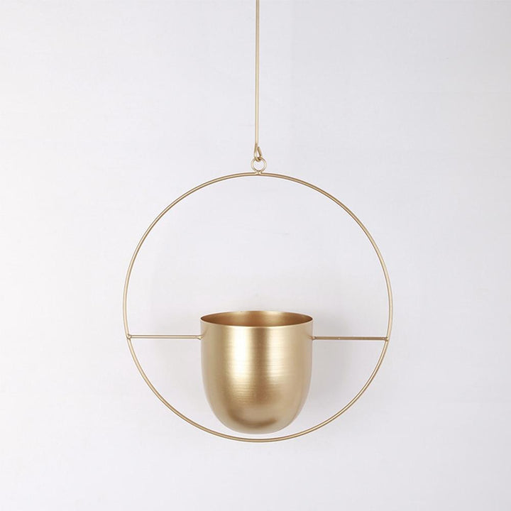 FloraFrame Elegant Metal Wall & Ceiling Plant Holder